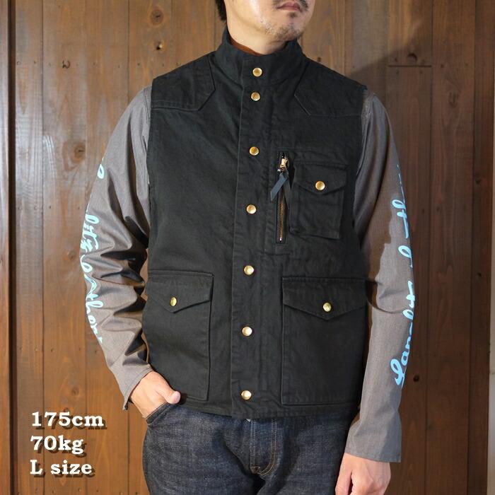 Langlitz Leathers ラングリッツレザーズ【B.D. RIDING VEST】デニム