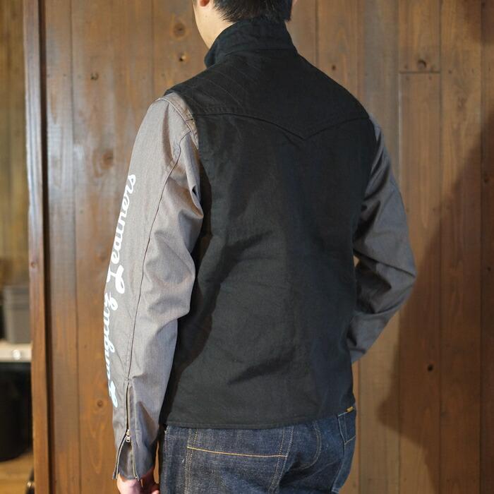 Langlitz Leathers ラングリッツレザーズ【B.D. RIDING VEST】デニム