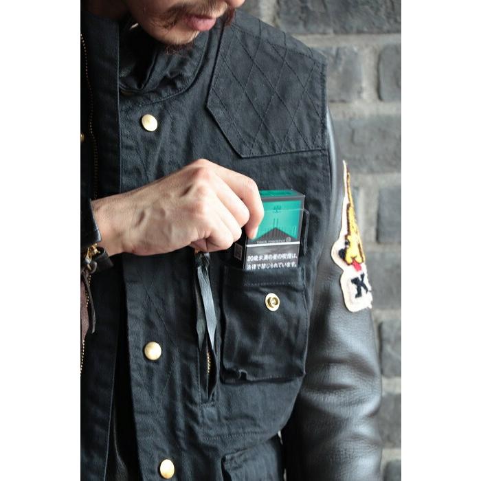 Langlitz Leathers ラングリッツレザーズ【B.D. RIDING VEST】デニム