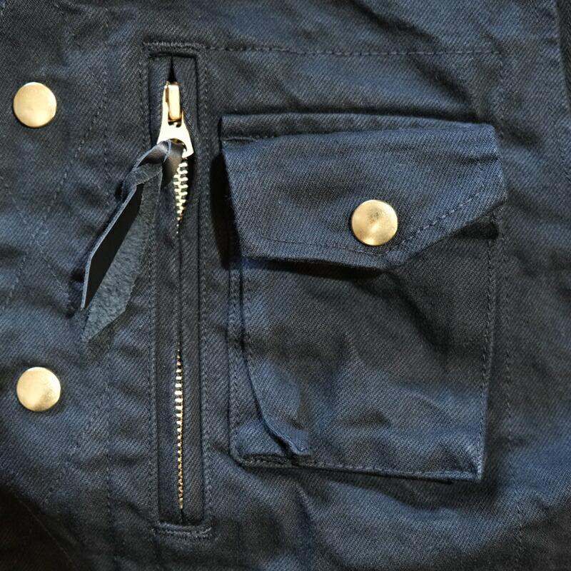 Langlitz Leathers ラングリッツレザーズ【B.D. RIDING VEST】デニム