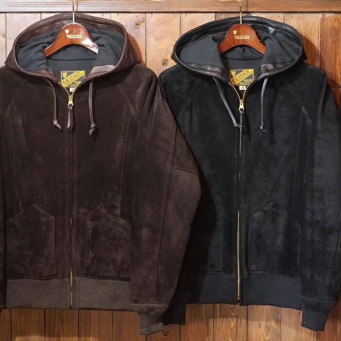 Y'2 LEATHER ワイツーレザー【TB-152】【STEER.SUEDE HOODED PARKA