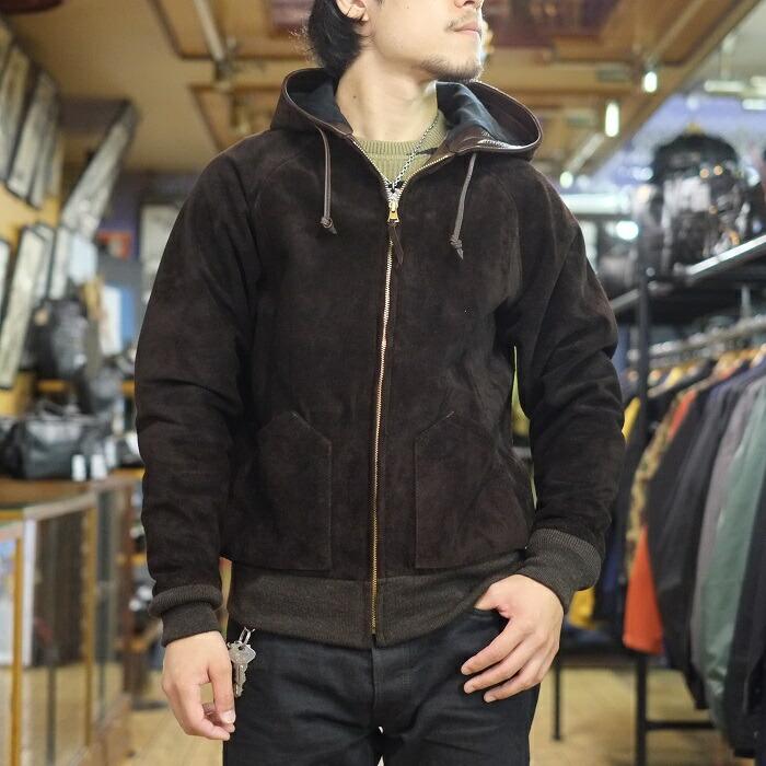 Y'2 LEATHER ワイツーレザー【TB-152】【STEER.SUEDE HOODED PARKA