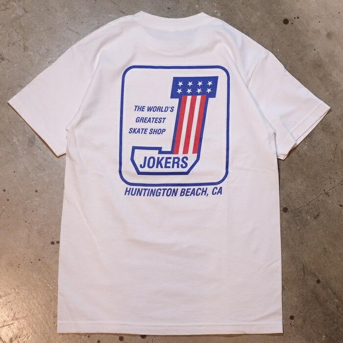 JOKERS SKATE SHOP ジョーカーズスケートショップ 【1 SHOP SHIRTS JOKERS】プリントTシャツ スケーター