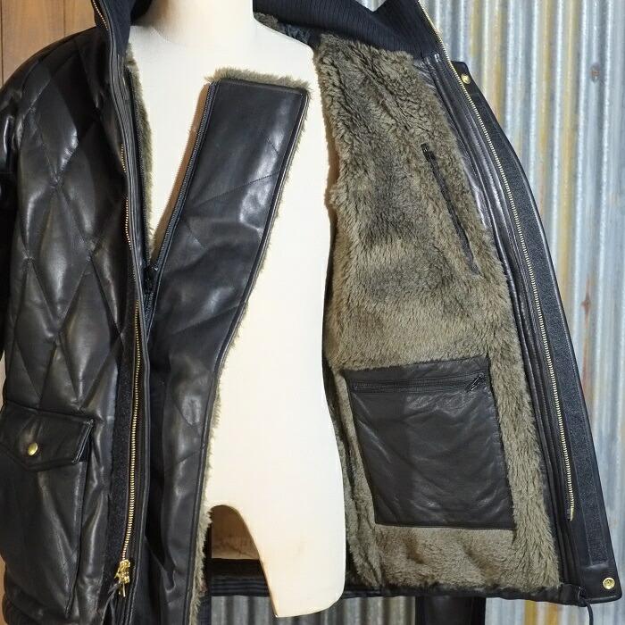 ウエストライド ホースハイド レーシングダウンジャケットsize:Ｍ36〜38 WESTRIDE(ウエストライド) レーシングダウンジャケット ALL NEW RACING