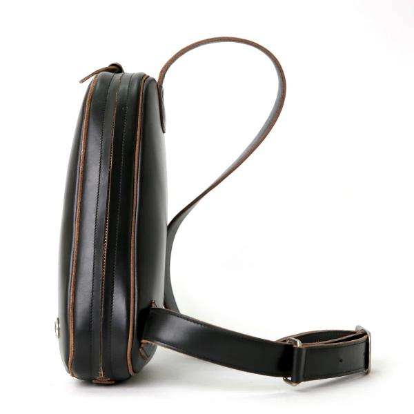 MOTO MOTOR NEW VINTAGE ボディバッグ MOTOR NEW VINTAGE モーター【HORWEEN CHROMEXCEL BODY BAG】≪BLACK