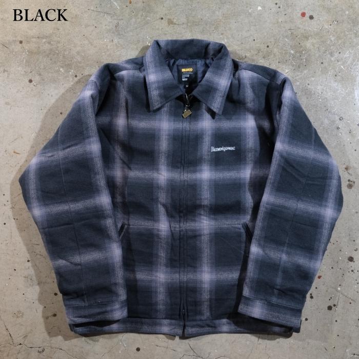 BLUCO ブルコ【157-31-038】【OMBRE CHECK WINTER WORK JACKET】オン 
