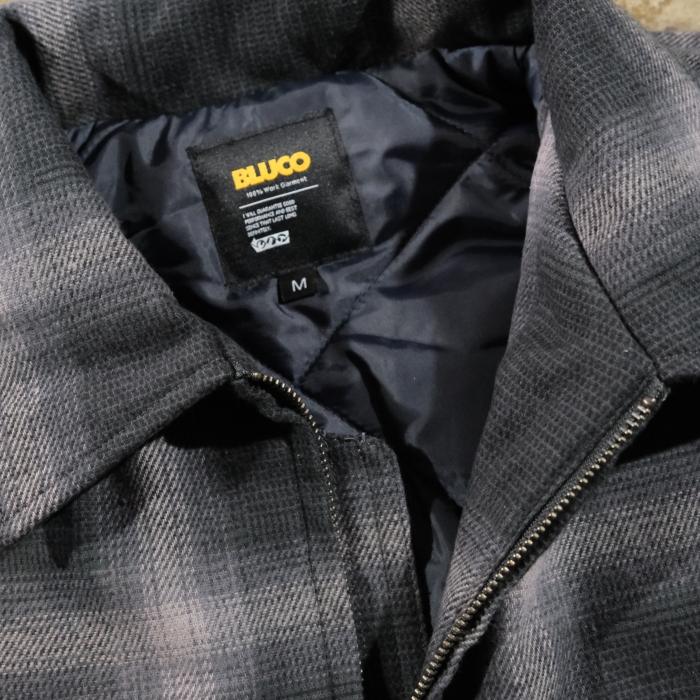 BLUCO ブルコ【157-31-038】【OMBRE CHECK WINTER WORK JACKET】オン 