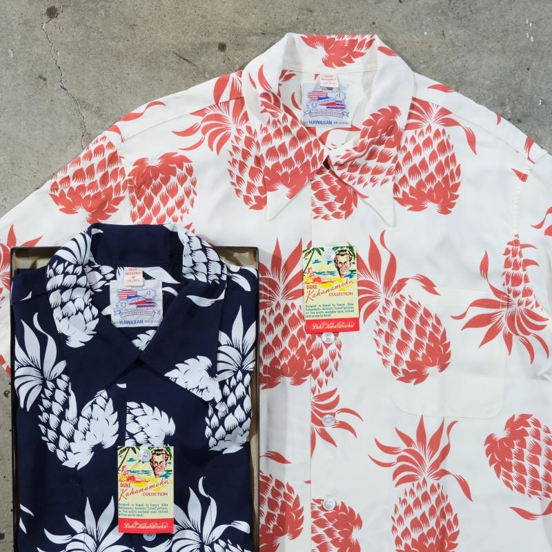DUKE KAHANAMOKU デュークカハナモク【DK36201】【SPECIAL EDITION “DUKE'S PINEAPPLE” (SHORT SLEEVE) 】 パイナップル ハワイアン アロハシャツ RAYON100%_16