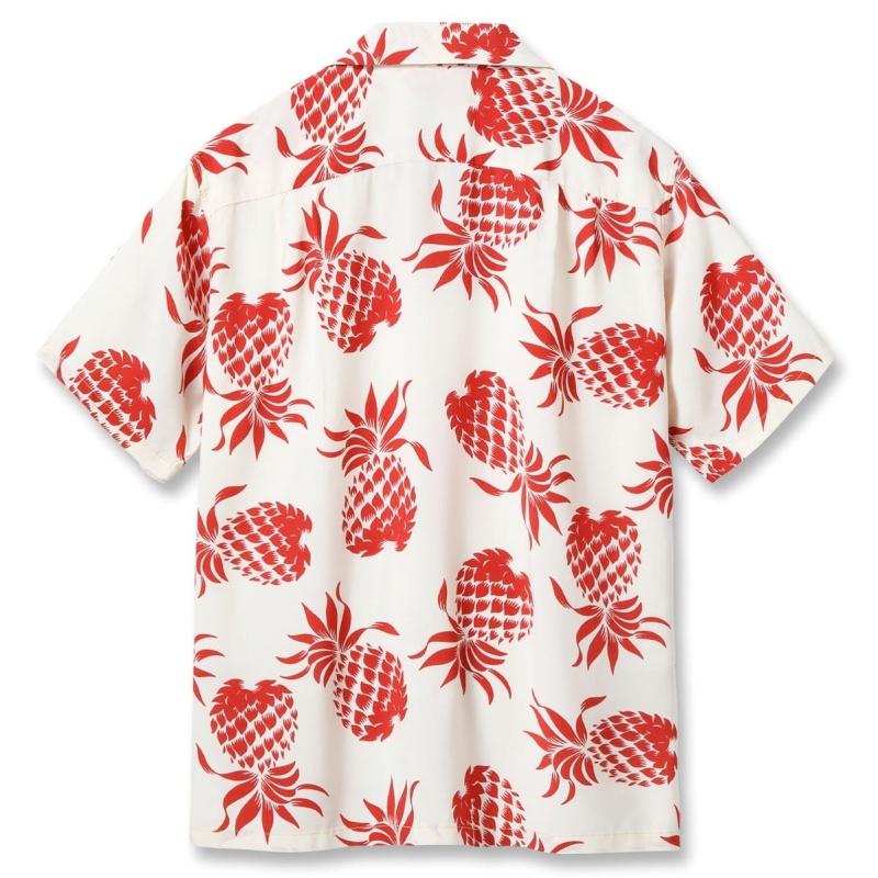 DUKE KAHANAMOKU デュークカハナモク【DK36201】【SPECIAL EDITION “DUKE'S PINEAPPLE” (SHORT SLEEVE) 】 パイナップル ハワイアン アロハシャツ RAYON100%_3