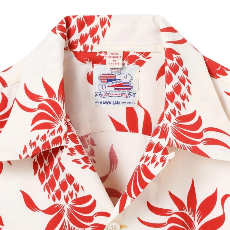 DUKE KAHANAMOKU デュークカハナモク【DK36201】【SPECIAL EDITION “DUKE'S PINEAPPLE” (SHORT SLEEVE) 】 パイナップル ハワイアン アロハシャツ RAYON100%_5
