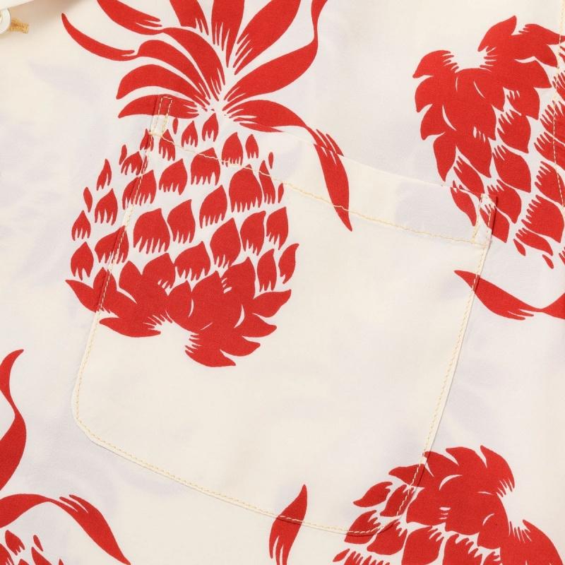 DUKE KAHANAMOKU デュークカハナモク【DK36201】【SPECIAL EDITION “DUKE'S PINEAPPLE” (SHORT SLEEVE) 】 パイナップル ハワイアン アロハシャツ RAYON100%_8