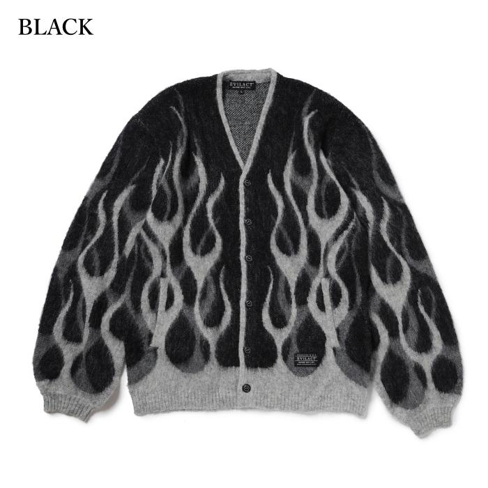 EVILACT スパイダー　カーディガン EVILACT SPIDER KNIT CARDIGAN | EVILACT (イーブルアクト）Official