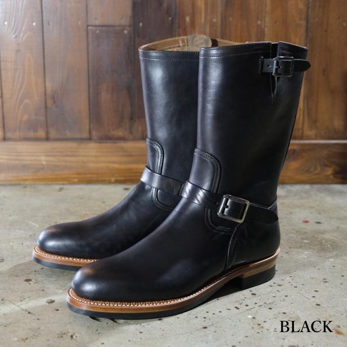 MOTOR NEW VINTAGE モーター【#1004 ITALIAN HORSEBUTT DRESS ENGINEER BOOTS】≪SILVER925バックル≫ LAHAINA別注モデル エンジニアブーツ 馬革 MOTOの画像