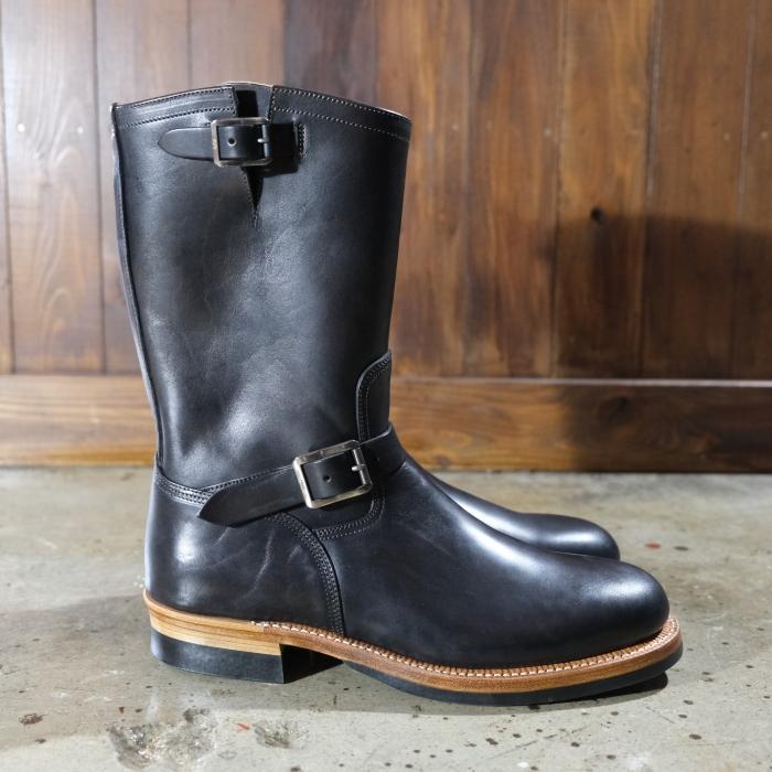 MOTOR NEW VINTAGE モーター【#1004 ITALIAN HORSEBUTT DRESS ENGINEER BOOTS】≪SILVER925バックル≫ LAHAINA別注モデル エンジニアブーツ 馬革 MOTOの画像