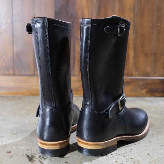 MOTOR NEW VINTAGE モーター【#1004 ITALIAN HORSEBUTT DRESS ENGINEER BOOTS】≪SILVER925バックル≫ LAHAINA別注モデル エンジニアブーツ 馬革 MOTOの画像