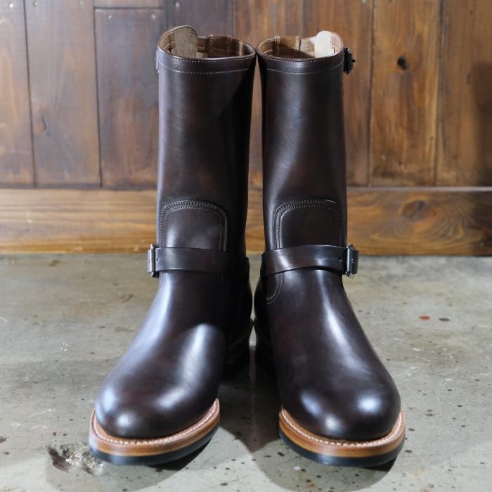MOTOR NEW VINTAGE モーター【#1004 ITALIAN HORSEBUTT DRESS ENGINEER BOOTS】≪SILVER925バックル≫ LAHAINA別注モデル エンジニアブーツ 馬革 MOTOの画像