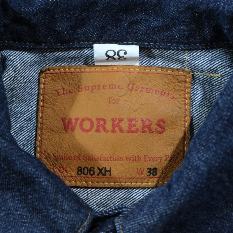 WORKERS ワーカーズ【Lot 806 XH】デニムジャケット Gジャン 1st TYPE