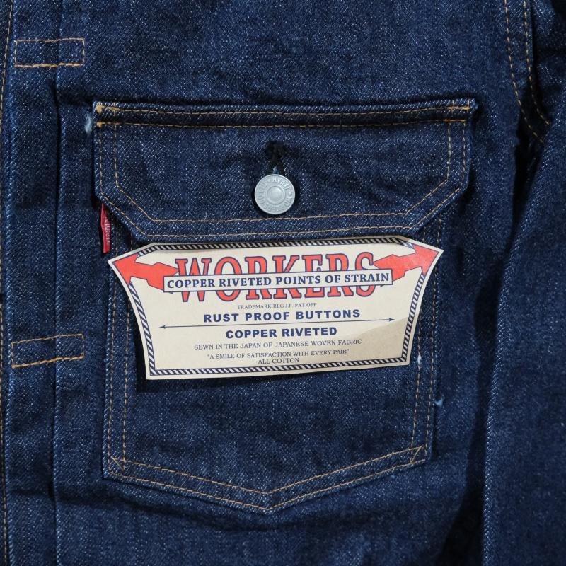 WORKERS ワーカーズ【Lot 806 XH】デニムジャケット Gジャン 1st TYPE