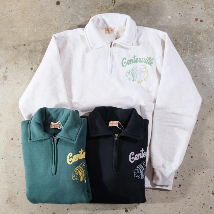 WHITESVILLE ホワイツビル【WV69618】【HALF ZIP SAWEAT SHIRT