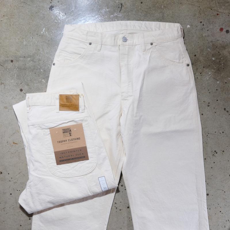 Trophy Clothing ホワイトワークパンツ