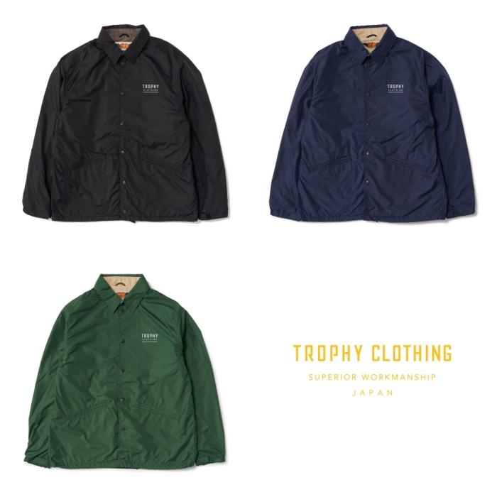 TROPHY CLOTHING トロフィークロージング 【TR26AW-501】【Warm Up Jacket】ウォームアップジャケット コーチジャケット日本製　