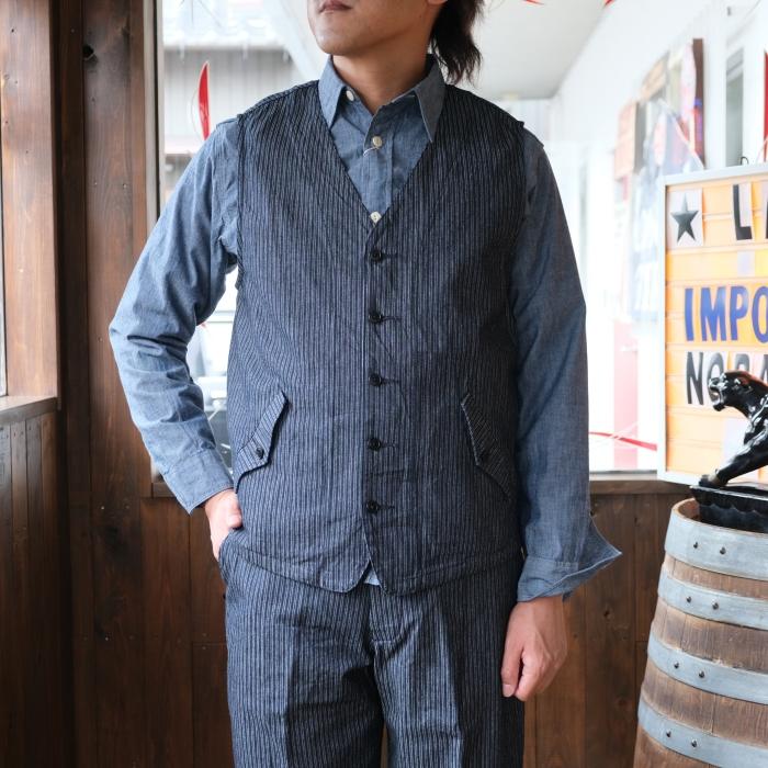 ORGUEIL オルゲイユ【OR-4326】【Indigo Dobby Gilet】インディゴ