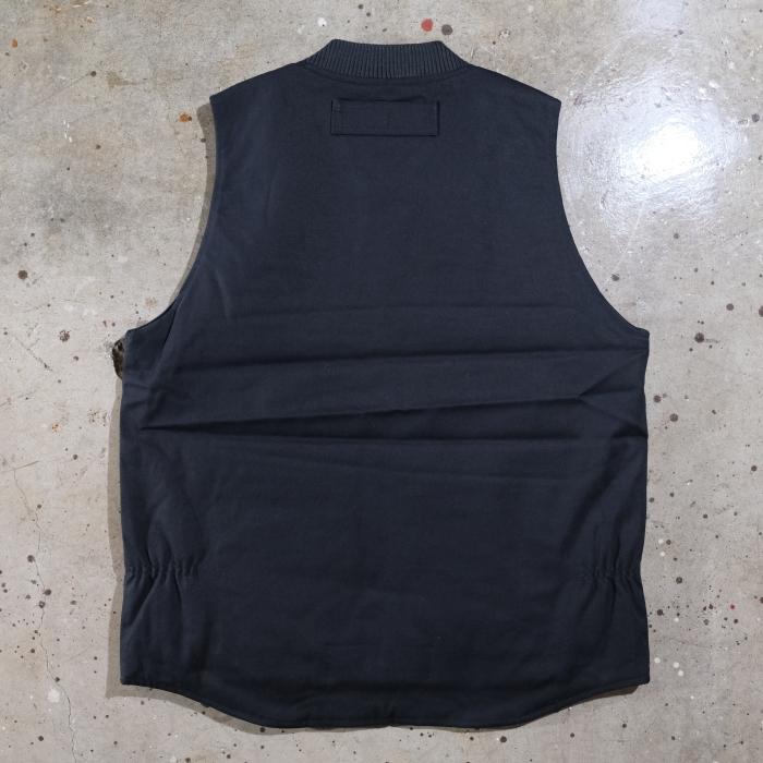 BLUCO ブルコ【155-35-013】【RIB COLLAR DUCK VEST】リブカラーダック