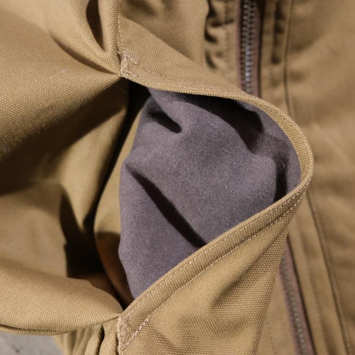 BLUCO ブルコ【155-35-013】【RIB COLLAR DUCK VEST】リブカラーダック