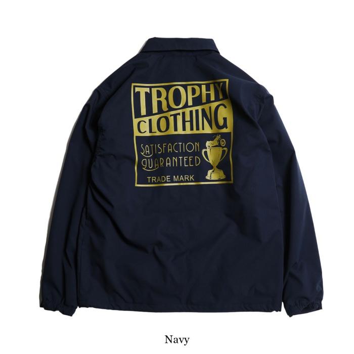TROPHY CLOTHING ブラウン ナイロンジャケット TROPHY CLOTHING - WARM UP JACKET (BROWN) TR25AW-501 - CANVAS