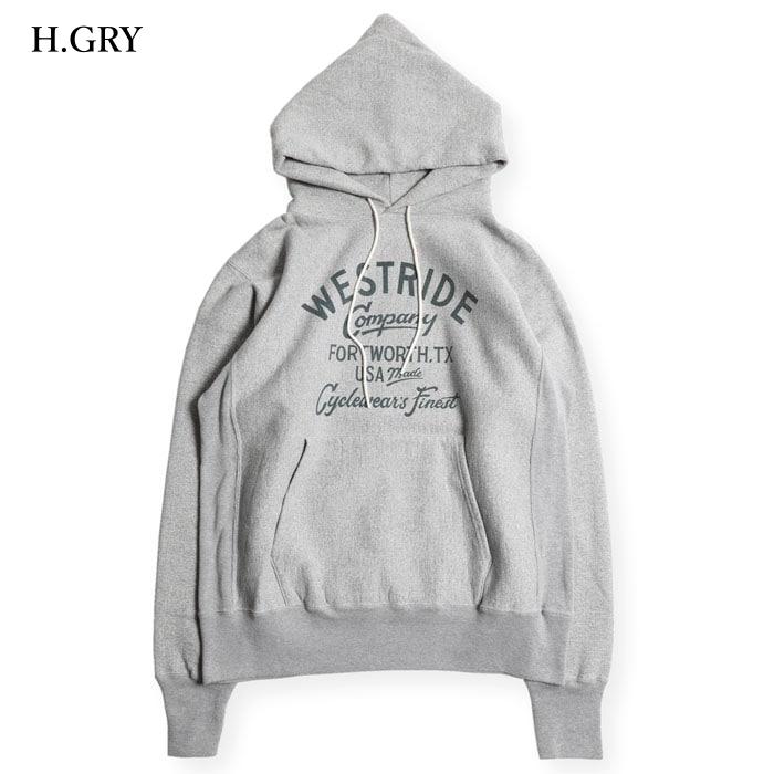 WESTRIDE ウエストライド【RW HOODIE】【25-02】リバースウィーブ