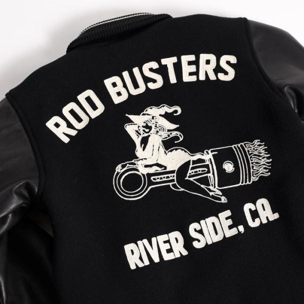 WESTRIDE ウエストライド【ROD BUSTERS JACKET】アワードジャケット スタジャン メルトンウールジャケット WOOL 馬革の画像