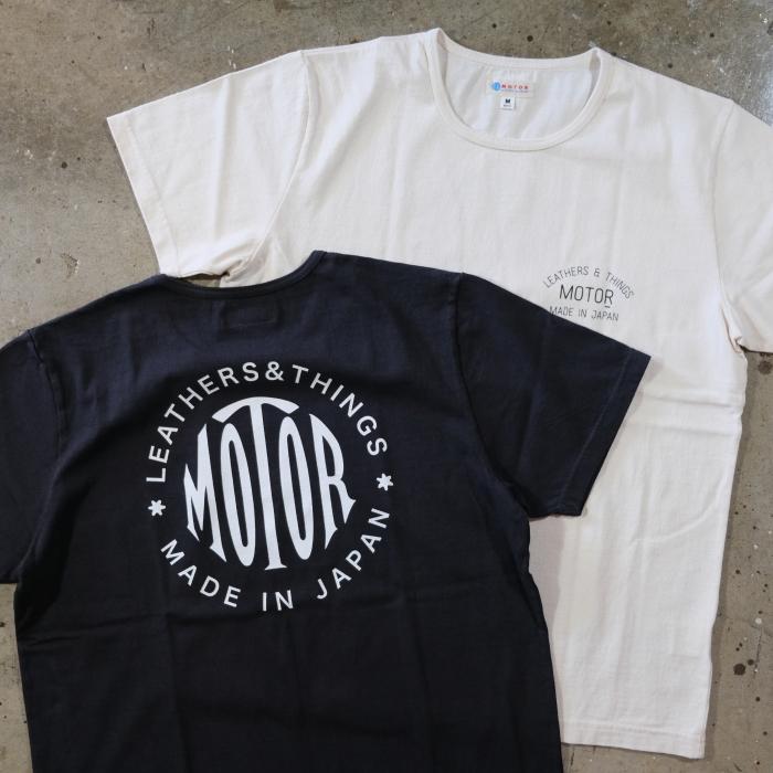 MOTOR NEW VINTAGE モーター【RCL64】【半袖MOTOR丸ロゴプリントT