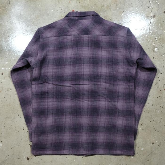 BLUCO ブルコ【155-11-047】【OMBRE CHECK FLANNEL SHIRT】オンブレー
