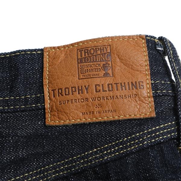 TROPHY CLOTHING トロフィークロージング【Lot.1604 Waist Overalls Dirt Denim】ウエストオーバーオールズ ダートデニム デニムパンツ 日本製の画像