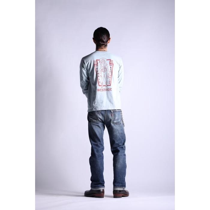 WESTRIDE ウエストライド【PT.L.TEE.26-02】プリント長袖Tシャツ