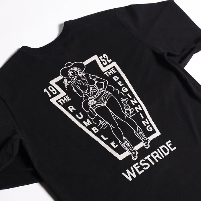 WESTRIDE ウエストライド【PT.L.TEE.26-02】プリント長袖Tシャツ 