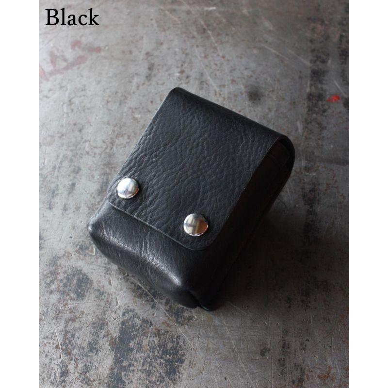 MOTIVE EQUIPPED レザーポーチ ブラック MOTIVE EQUIPPED モーティヴ イクイップド【SMALLEST BAG】牛革 COW