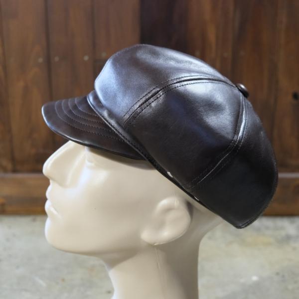 Mr.FATMAN ミスターファットマン【LEATHER VIKKY CASQUETTE】レザー