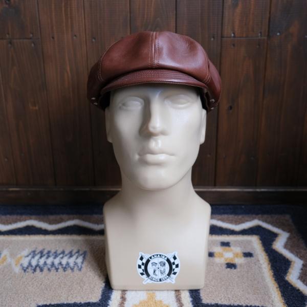 Mr.FATMAN ミスターファットマン【LEATHER VIKKY CASQUETTE】レザー