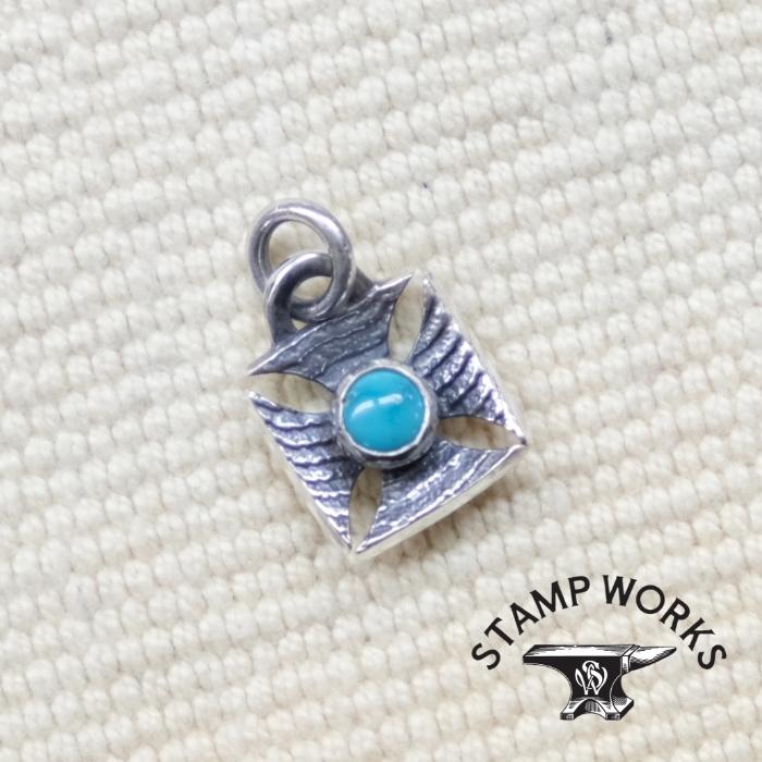 STAMP WORKS スタンプワークス【SWP-005TQ】【Iron Cross Pendant