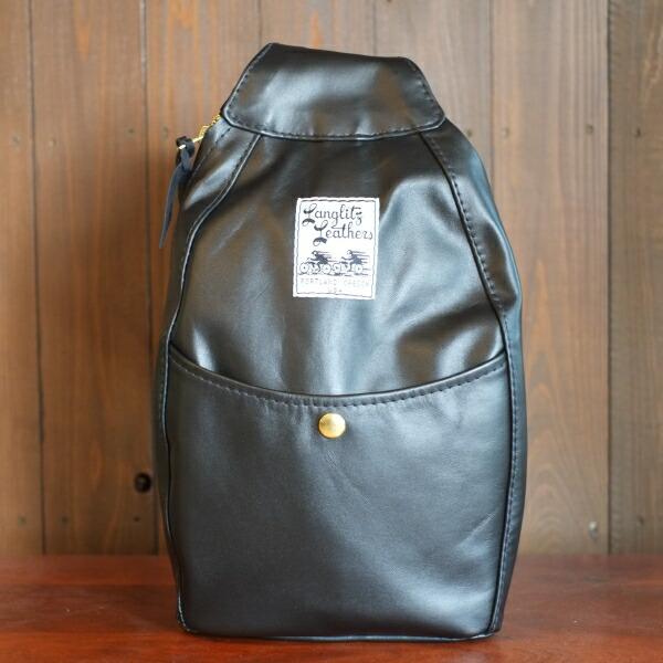 Langlitz Leathers ラングリッツレザーズ【One Shoulder Bag】ワンショルダーバッグ カウハイド レザーショルダーバッグ ライディング MADE IN USAの画像