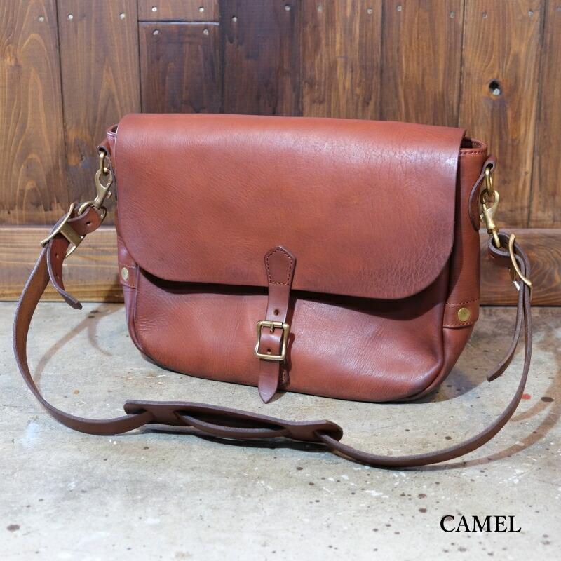 VASCO ヴァスコ【VS-247L】【LEATHER POSTMAN SHOULDER BAG-REGULAR】≪PLANE≫ ポストマンショルダーバッグ 姫路産牛革 日本製の画像