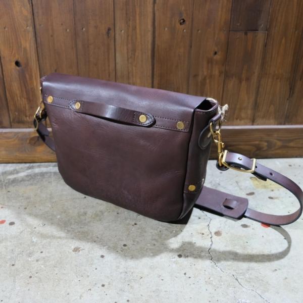 VASCO ヴァスコ【VS-247L】【LEATHER POSTMAN SHOULDER BAG-REGULAR】≪PLANE≫ ポストマンショルダーバッグ 姫路産牛革 日本製の画像
