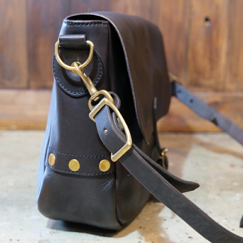 VASCO ヴァスコ【VS-247L】【LEATHER POSTMAN SHOULDER BAG-REGULAR】≪PLANE≫ ポストマンショルダーバッグ 姫路産牛革 日本製の画像
