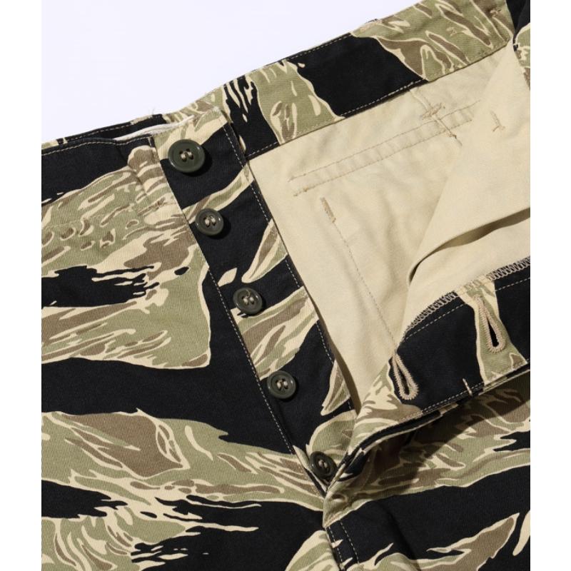 BUZZ RICKSON’S バズリクソンズ【BR42502】【GOLD TIGER STRIPE TROUSERS SHORT LENGTH 】ゴールドタイガーストライプトラウザーズ COTTON100％ 日本製_3