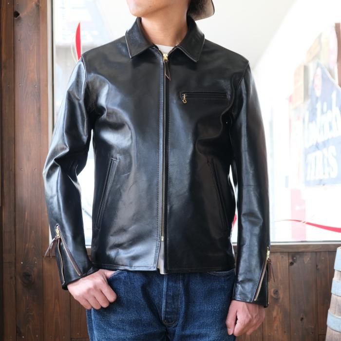 Y'2 LEATHER ワイツーレザー【PR-65】【VINTAGE HORSE  LIGHT SINGLE RIDER'S JKT≪BLACK≫】ビンテージホースライト シングルライダースジャケットの画像