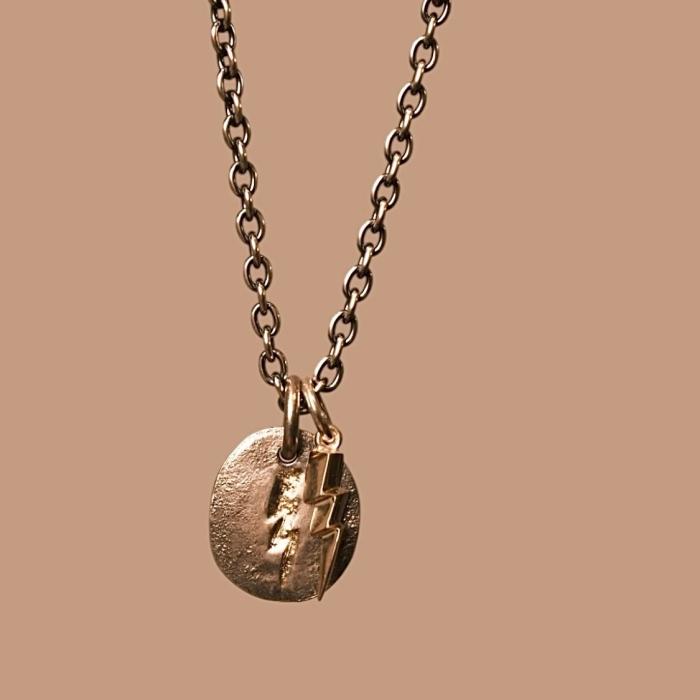 RAOING ローイング【K10 Thunder Pendant S】サンダーペンダントハンドメイド K10 10金の画像