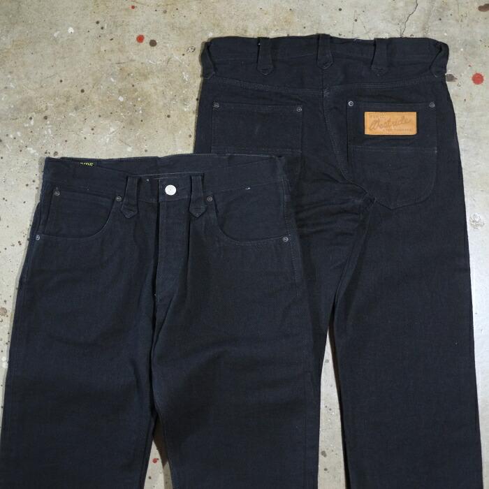 WEST RIDE ウエストライド【WR101】≪BLACK≫定番デニム ストレート