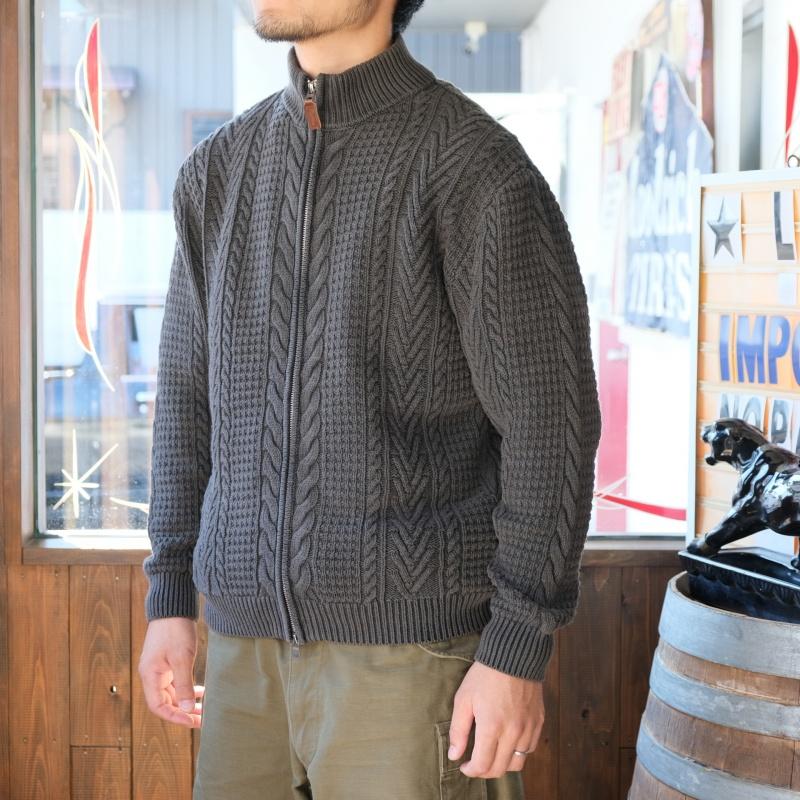 PHERROW'S フェローズ ジップニット ネイビー PHERROW'S フェローズ ジップニット ネイビー