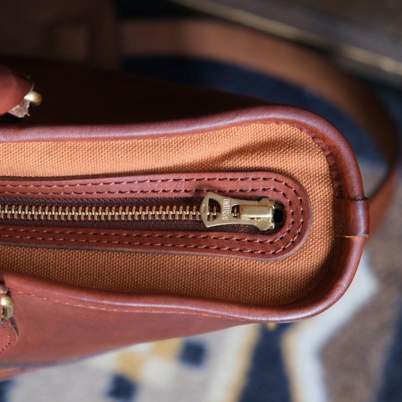 VASCO ヴァスコ【VS-244LS】【LEATHER NELSON 2WAY BAG】≪CAMEL≫ レザーネルソン2WAYトートバッグ ショルダーストラップ付 姫路産レザー 丘染め 日本製の画像